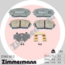 ZIMMERMANN Bremsbelagsatz, Scheibenbremse | 25365.165.2