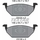Bremsbelagsatz Vw P. A3/Bora/Golf 4/Polo/Octavia/Fabia/Ibiza Ohne Sensor | 2313001