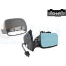 Aussenspiegel re. elek. Verst. bhz., grund VW Golf IV 12cm, konvex, blaues Glas OE 1J1857508D01C HAGUS