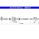ATE Handbremsseil Seilzug Festellbremse 24.3727-0414.2