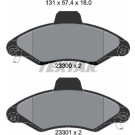 Bremsbelagsatz Ford P. Escort 90 | 2330002