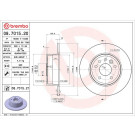 BREMBO Bremsscheibe | 08.7015.21