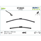 574643 Wischblatt SILENCIO FLAT BLADE SET