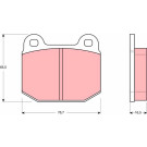 TRW Bremsbeläge GDB611