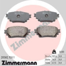 ZIMMERMANN Bremsbelagsatz, Scheibenbremse | 20582.150.1