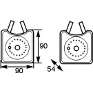 MAHLE Ölkühler, Motoröl CLC 163 000S BEHR