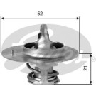 Gates Thermostat | HONDA Accord 1.6 | TH03282G2