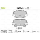 VALEO Bremsbeläge 598849
