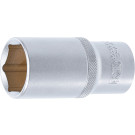 BGS Steckschlüssel-Einsatz Sechskant, tief | Antrieb Innenvierkant 12,5 mm (1/2"""") | SW 28 mm | 10568