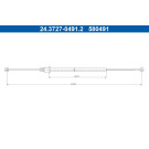 SEILZUG, FESTSTELLBREMSE | 24.3727-0491.2