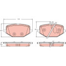 Bremsklötze VA | MERCEDES G-Klasse 18 | GDB2372