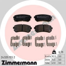 ZIMMERMANN Bremsbeläge