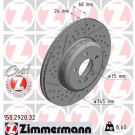ZIMMERMANN Bremsscheibe | 150.2920.32