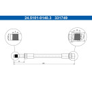ATE Bremsschlauch 24.5101-0140.3