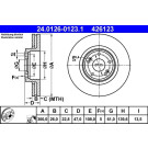 Bremsscheibe Renault P. Laguna 1.6-2.2 Dci 01 | 24.0126-0123.1