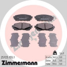 ZIMMERMANN Bremsbelagsatz, Scheibenbremse | 25725.155.1