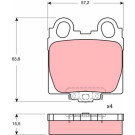 Bremsklötze HA | LEXUS IS,GS 00 | GDB3233