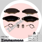ZIMMERMANN Bremsbeläge 21981.180.1