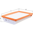 MAHLE Luftfilter | LX 4333