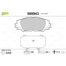 VALEO Bremsbeläge 598943