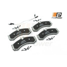 PROFIPOWER Bremsbelagsatz, Scheibenbremse 1B1039