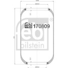 FEBI BILSTEIN Luftfeder | 170809