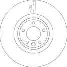 TRW Bremsscheibe DF6957S