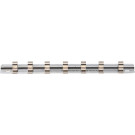 BGS Aufsteckschiene mit 7 Clips | 6,3 mm (1/4"""") | 2316