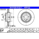 Bremsscheibe Volvo T. Xc90 2.5-4.4 02-14 | 24.0120-0122.1