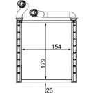 Wärmetauscher, Innenraumheizung | AH 223 000S