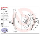 Bremsscheibe VA Xtra | TOYOTA Auris, Avensis, Verso 09 | 09.B043.1X