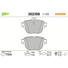 VALEO Bremsbeläge 302308