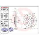Bremsscheibe VA Xtra | FIAT Punto, Grande Punto 05 | 09.5843.3X