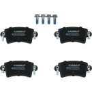 KAMOKA Bremsbelagsatz, Scheibenbremse JQ1012906