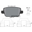 Bremsbelagsatz Ford T. Mondeo 07-/Galaxy/Kuga | 2453703