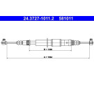 ATE Handbremsseil Seilzug Festellbremse 24.3727-1011.2