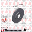 ZIMMERMANN Bremsscheibe | 100.1233.20