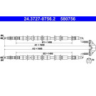 ATE Handbremsseil Seilzug Festellbremse 24.3727-0756.2