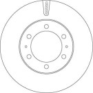 82 481 167 Bremsscheibe VA | TOYOTA | DF7827S