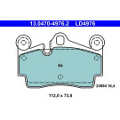 Bremsbelagsatz Vw T. Touareg 2,5-5,0 Tdi/3,2-6,0 02-10 Keramik | 13.0470-4976.2