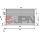 JPN Kondensator, Klimaanlage 60C9104-JPN