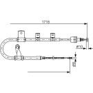 Handbremsseil re | HYUNDAI Matrix 01 | 1987482075