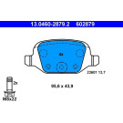 Bremsbelagsatz Fiat T. 500/Idea/Panda 04 | 13.0460-2879.2