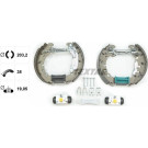 Satz Bremsbacken Opel Adam/Corsa 1.0-1.4 06 Shoe Kit Pro 84065300
