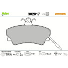 VALEO Bremsbeläge 302017