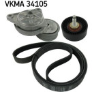SKF Keilrippenriemensatz VKMA 34105 SKF Keilrippenriemensatz VKMA 34105