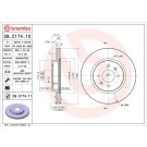 94 481 031 Bremsscheibe VA | KIA RIO 11 | 09.C174.11