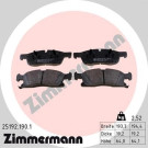 ZIMMERMANN Bremsbeläge 25192.190.1