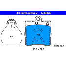 Bremsbelagsatz Db T. W202/W203/W210 95-07 | 13.0460-4064.2
