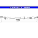 ATE Handbremsseil Seilzug Festellbremse 24.3727-3401.2